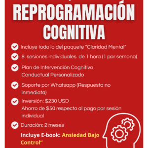 Paquete Reprogramación Cognitiva